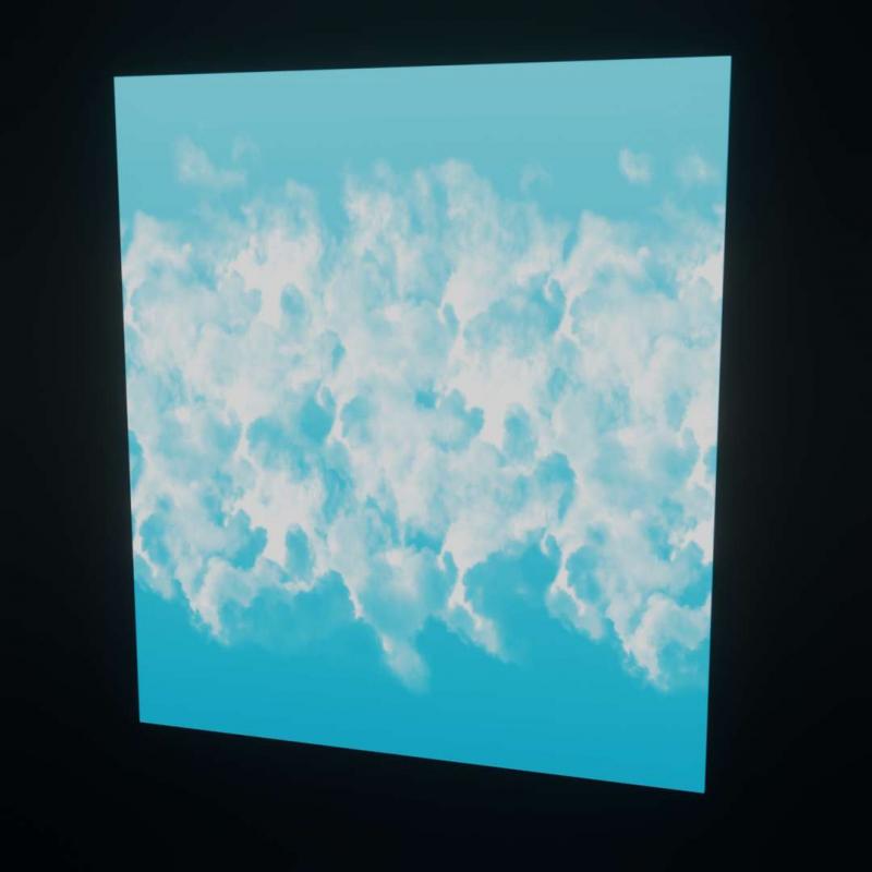 Simulated sky