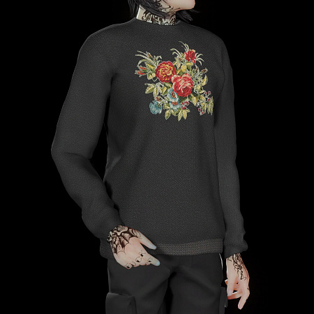 Flower Pullover