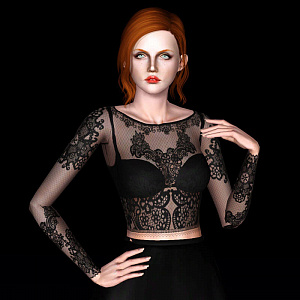 Female lace top